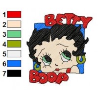 Betty Boop Disney Embroidery Designs 2